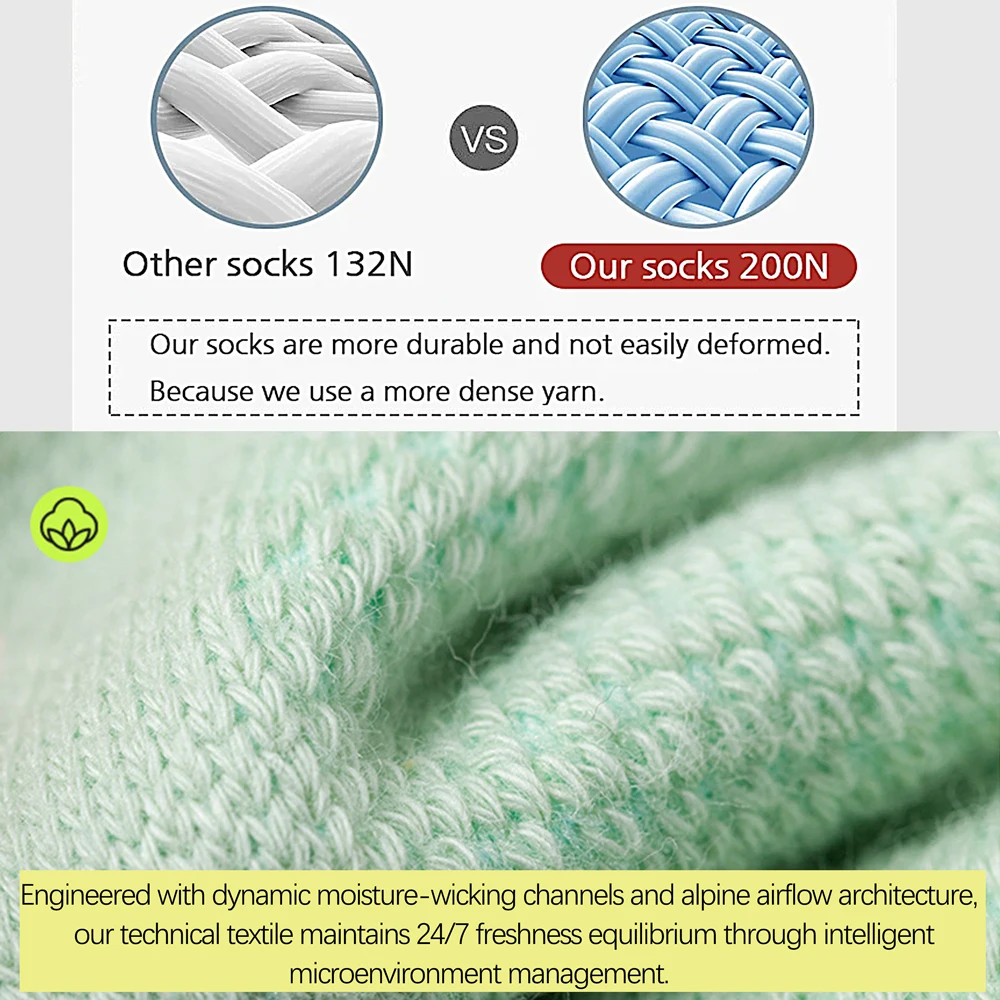 1/2 Paar professionelle Fußgewölbeunterstützung, dick gepolsterte Socken in der Mitte der Wade (Badminton/Tennis/Fitness), stoßdämpfende Performance-Socken – Detail 5