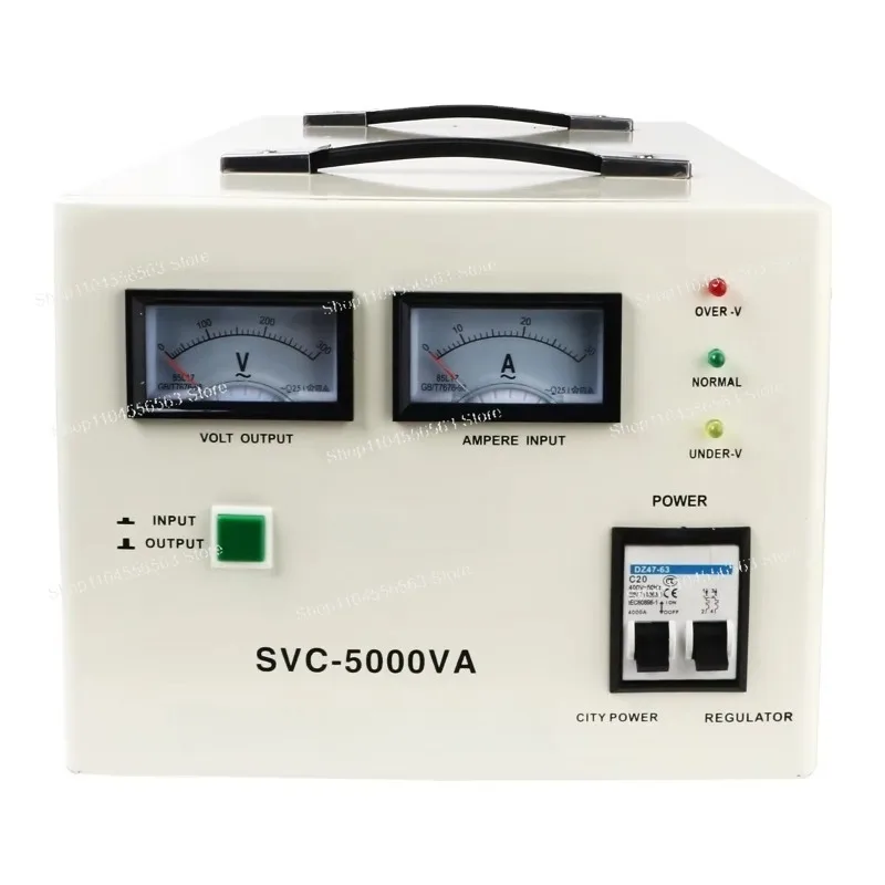 

Регулятор переменного тока мощностью 5 кВт SVC-5000VA — устройство автоматического регулирования мощности высокой мощности