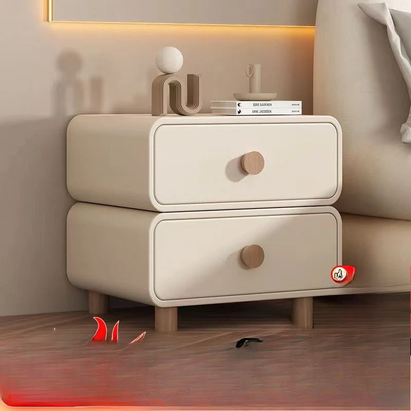 Bedside table, household Italian simple bedside storage small cabinet