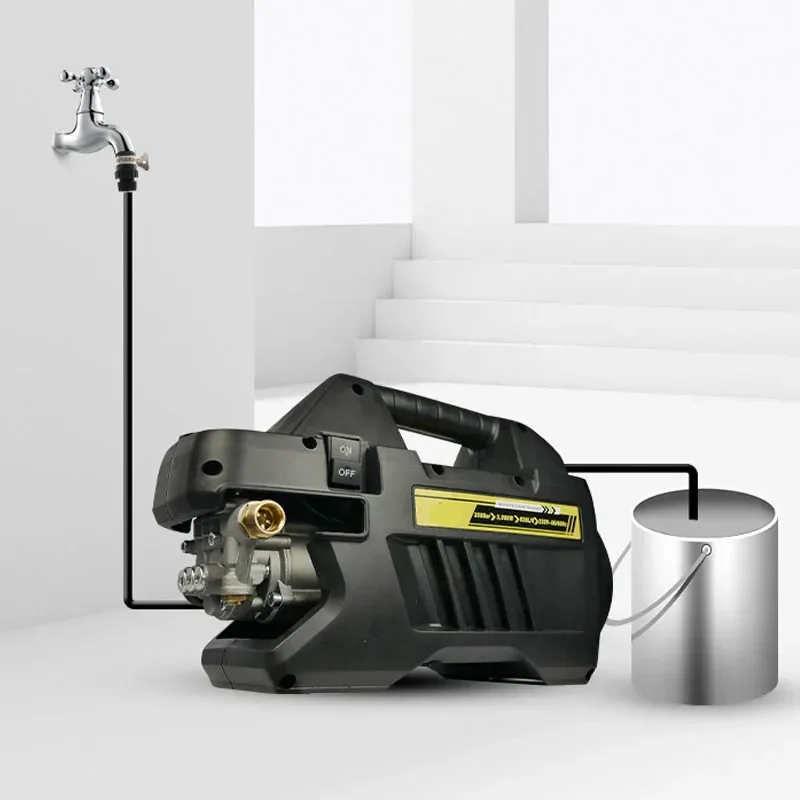 Small 6L/min 1300W 70Bar High Pressure Car Washing Machine Car Washer Artifact Automatic Portable Washing Machine
