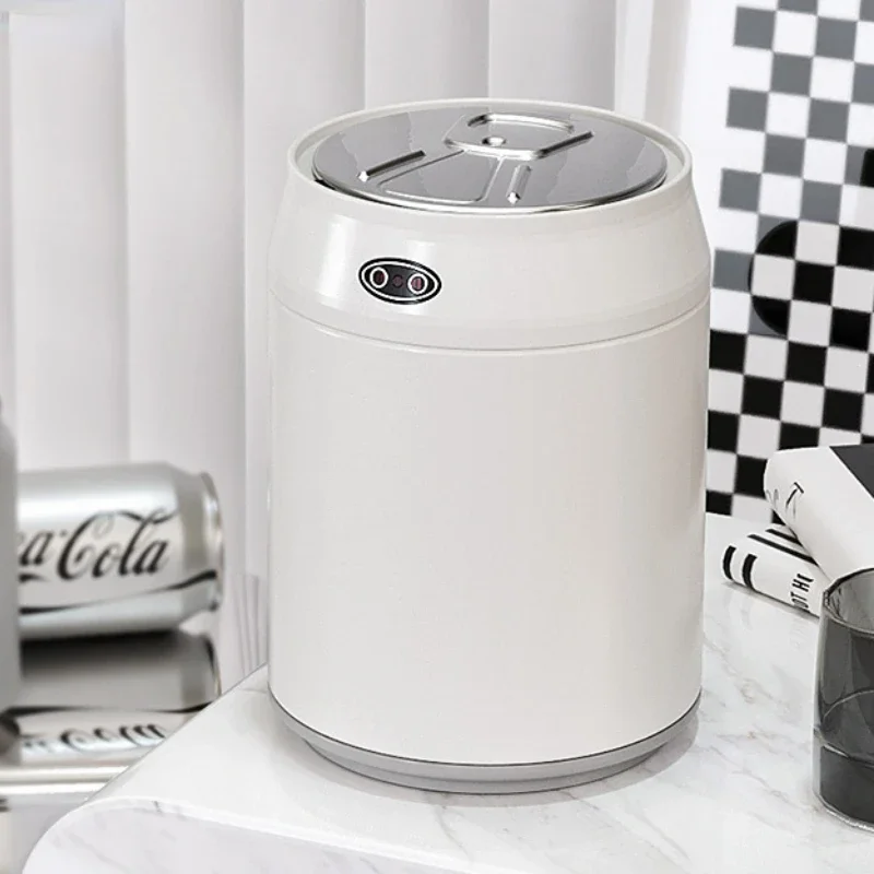 Desktop Trash Bin Intelligent Induction Good-looking Cans Toilet Home Bedroom Living Room