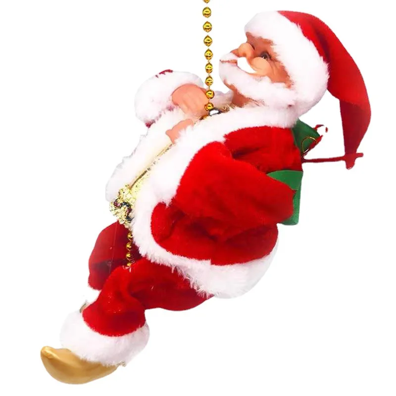 

Christmas Electric Climbing Beads Santa Claus Home Children's Electric Toys Christmas Gifts ornament