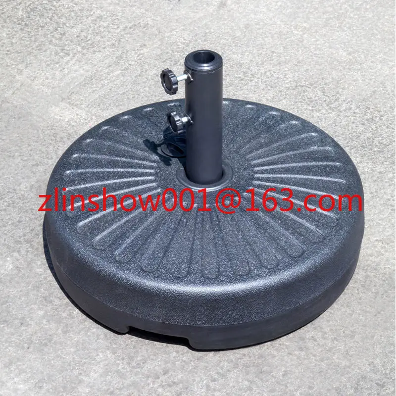 Parasol umbrella base Water injection sand injection 23L plastic base Umbrella base