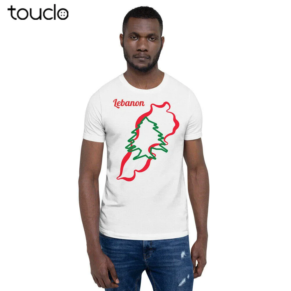 

New Lebanon Short-Sleeve T-Shirt Unisex Black Tshirts Shirts For Men S-5Xl Xs-5Xl Custom Gift Short Sleeve Funny Tee Shirts