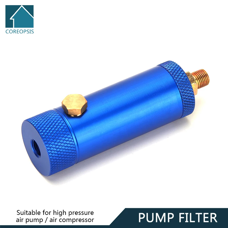 

Pump Filter with SAFETY VALVE 40Mpa 6000Psi M10x1 Thread Water-Oil Separator Air Filtering PCP Air Pumps Parts & Accessories