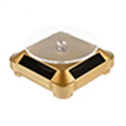 Necklace Bracelet Watch Display Solar Showcase Auto Rotating Turntable Stand Jewelry Display Holder Jewelry Accessories