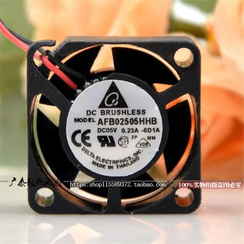 for Original AFB02505HHB 5V 0.23A 25mm Silent Small Cooling Fan