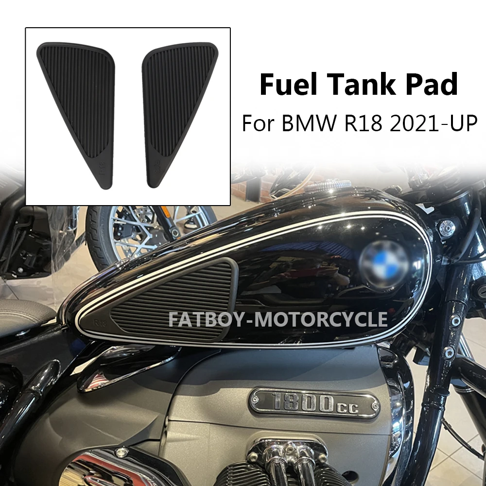 

2023 2024 Motorcycle Side Fuel Tank Protector Pads Gas Tank Sticker For BMW R18 B Classic Roctane 100 Years Transcontinental