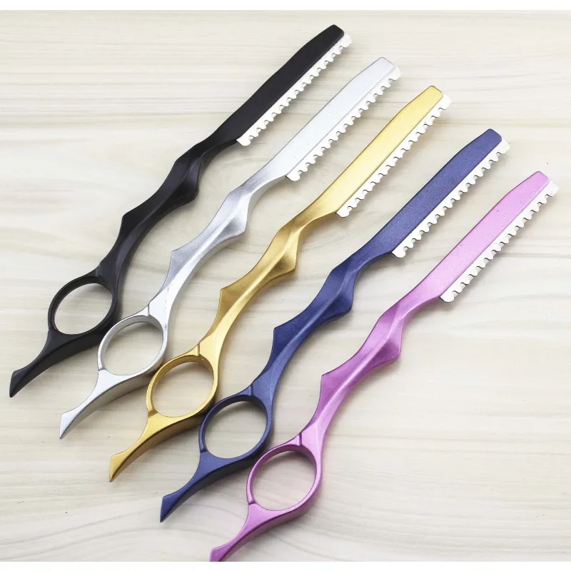 1Pc Thinning Razor Stainless Professional Sharp Barber Razor Hair Razors Cut Hair Cutting Thinning Knife Salon Tool