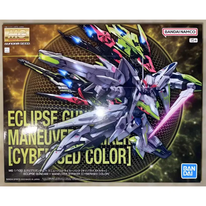 Bandai Anime ECLIPSE GUNDAM MANEUVER STRIKER CYBERISED COLOR MG 1/100 Original Genuine Assembly Model Toys Action Figure Gifts