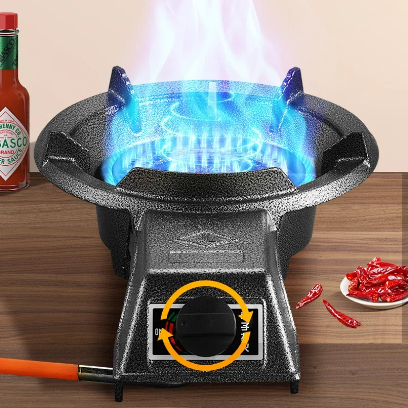 Household Kitchen Energy Fierce Stove Commercial Restaurant Energy Saving Gas Stove High Temperature Single Stove