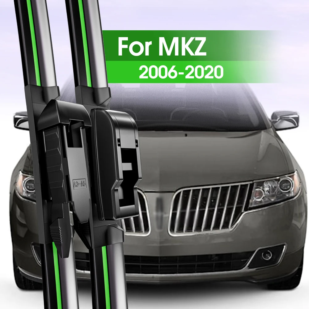 

2x Front Windshield Wiper Blades For Lincoln MKZ 2006-2020 2007 2009 2012 2013 2014 2015 2016 2017 Windscreen Window Accessories