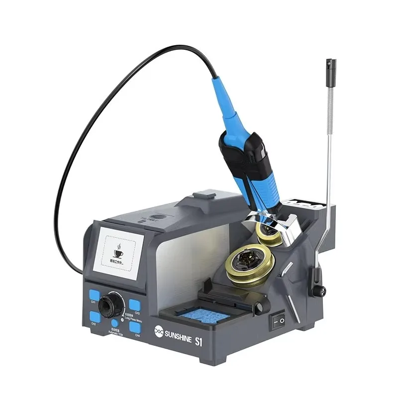 SUNSHINE S1 Precision Tweezers Multi-purpose Soldering Station Intelligent Soldering Station With C120 Tweezers Handle