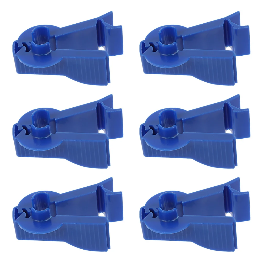 

6Pcs Peritoneal Clips Durable Plastic Dialysis Fixator Non-Slip Design Peritoneal Flow Control Accessories Accessories