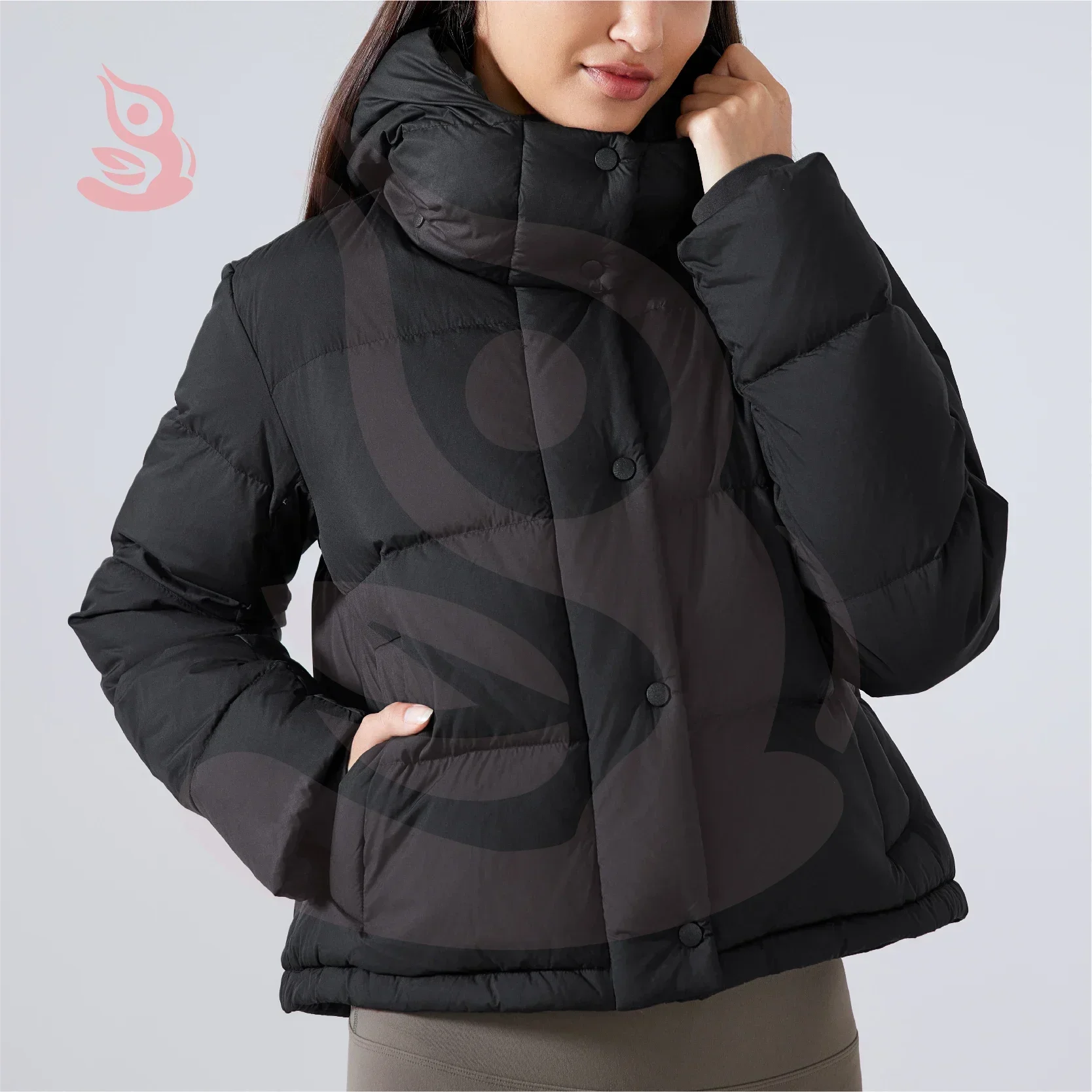 

Winter Detachable Hooded Down Jacket, Women's Fashionable Multifunctional Thick Warm Jacket, Women's Warm Top Warm Jacket