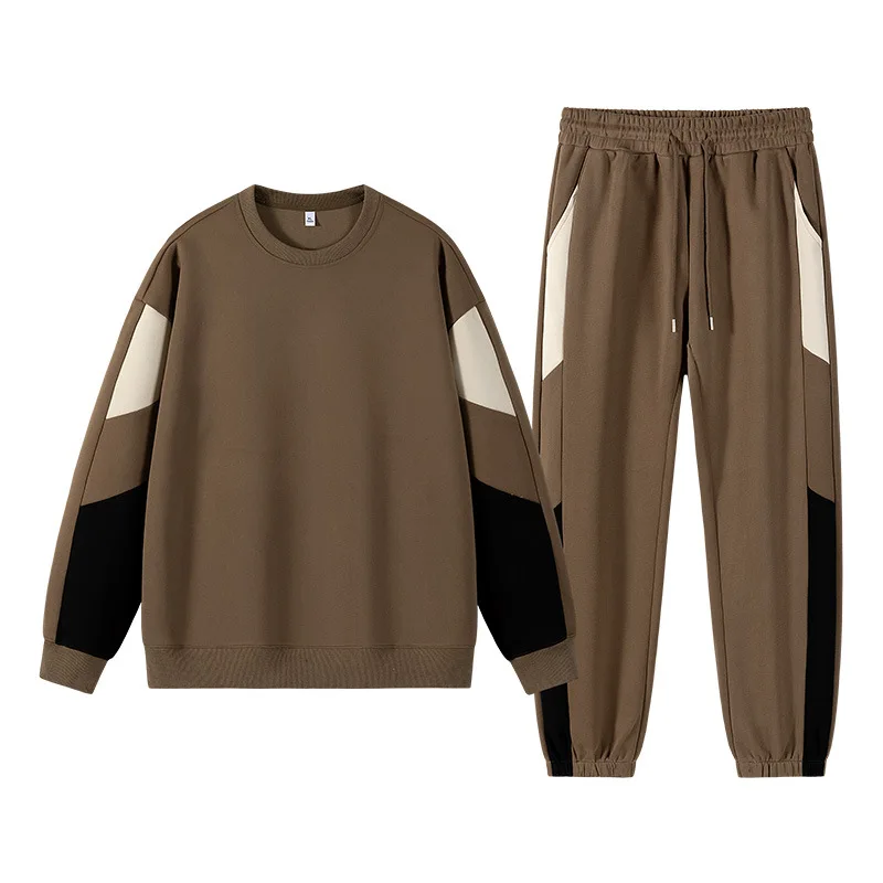 

Корейские мужские комплекты для бега Executive 2025 года, комплект зимней одежды, дышащий спортивный костюм для мужчин больших размеров, тренировочные сессии для марафона