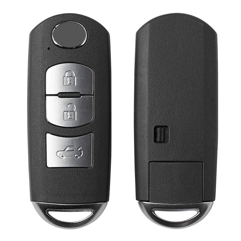 Smart Remote Key Shell For Mazda 2/3/4 Buttons X-5 Summit M3 M6 Axela Atenza CX-3 CX-5 CX-9 With Blank Key Blade Car Accessories