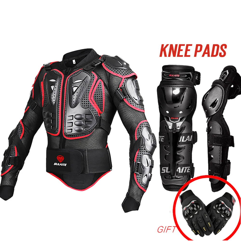 Nueva chaqueta de motocicleta para hombre, armadura de protección de tortuga de cuerpo completo, chaquetas de Moto de carreras para Motocross,