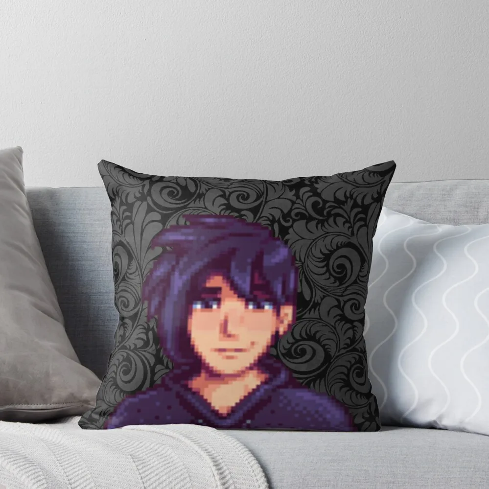 

Stardew Valley: Sebastian Throw Pillow Ornamental Pillow Christmas Covers For Cushions home decor items pillow