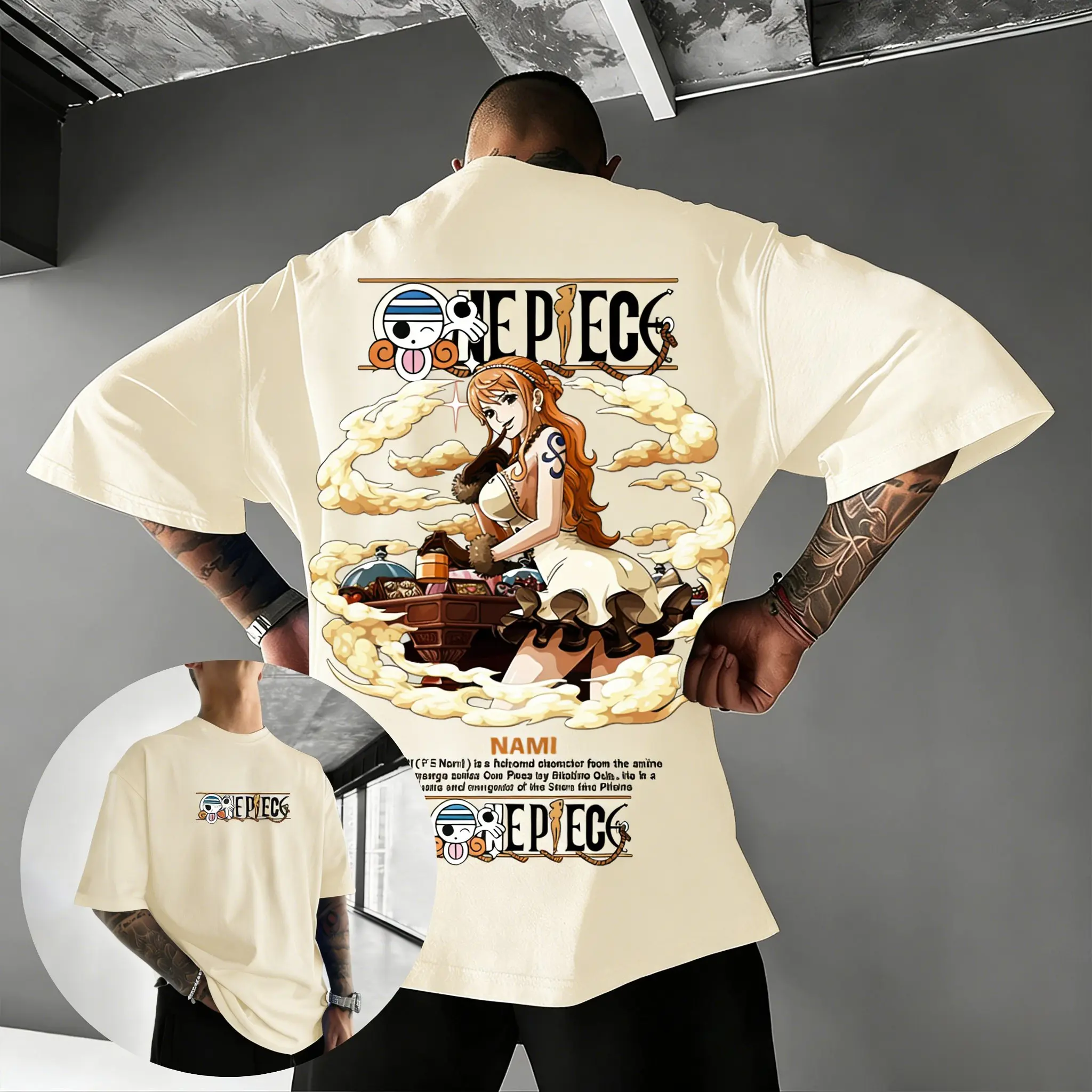 

One Piece 2026 New Hot Summer Nami Anime T Shirt Men Women Summer Cotton Casual Streetwear Graphic Tee Straw Hat Print Tops
