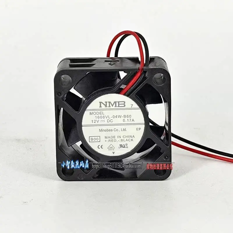 ORIGINAL 1608VL-04W-B60-B00 12V 0.17A 4020 40*40*20mm KIPAS PENDINGIN BARU RADIATOR