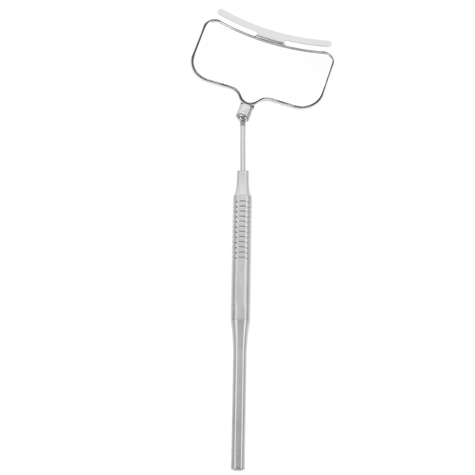 Wimpernspiegel, tragbarer Wimpernverlängerungsspiegel, Make-up-Inspektionswerkzeug aus Edelstahl, 360-Grad-Drehung, ergonomisches Design