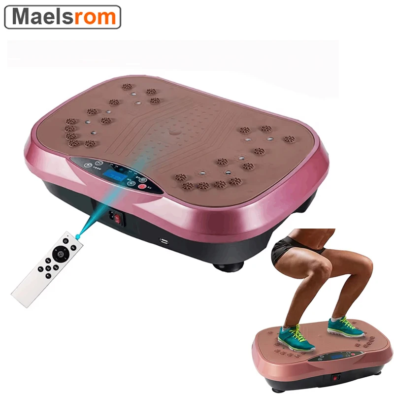 Vibration Plate Exercise Machine Whole Body Workout Vibration Fitness Platform Home Training Equipment for Weight Loss Toning