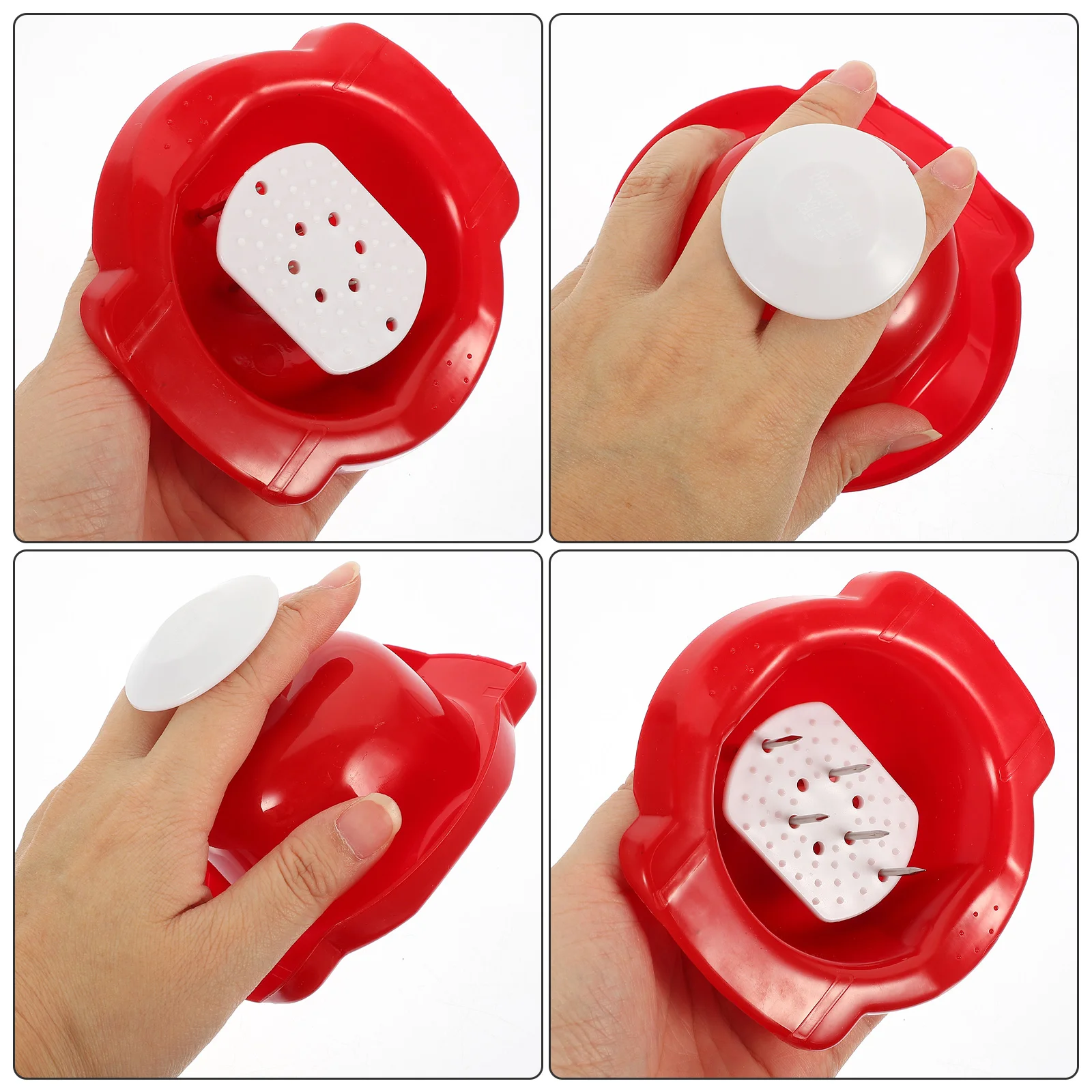 3 Pcs Vegetable Grating Finger Food Safety Holder Shredding Kitchen Utensil Potato Grater Fruit Slicer