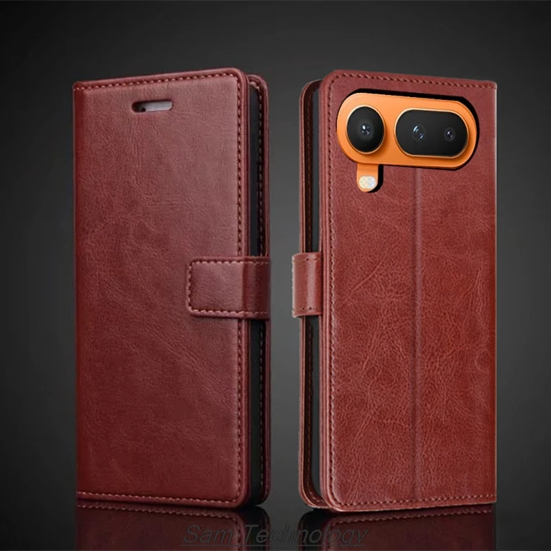 

Card Holder Cover Case for Huawei Honor Magic8 Pro Air Pu Leather Flip Cover Retro Wallet Phone Case Business Fundas Coque