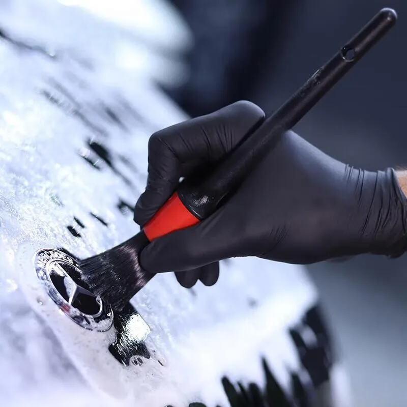 5 spazzole per dettagli auto, spazzola per dettagli sedili puliti, spazzola per fessura per lavaggio auto, per pulire interni ed esterni dell'auto