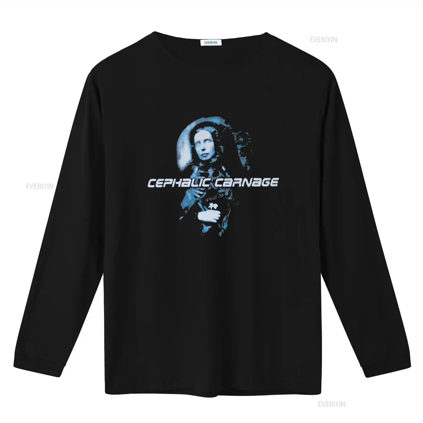 Men's Cephalic Carnage Anomalies T Shirt XX Large Black Unique Design for Metal Fans vintage Washed streetwear Breathable