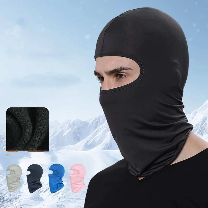 Wintern warm Balaclava Motorcycle Full Face Mask Motorbike Cycling Helmet Hood Moto Riding Neck Face Mask Fleece beanies cap