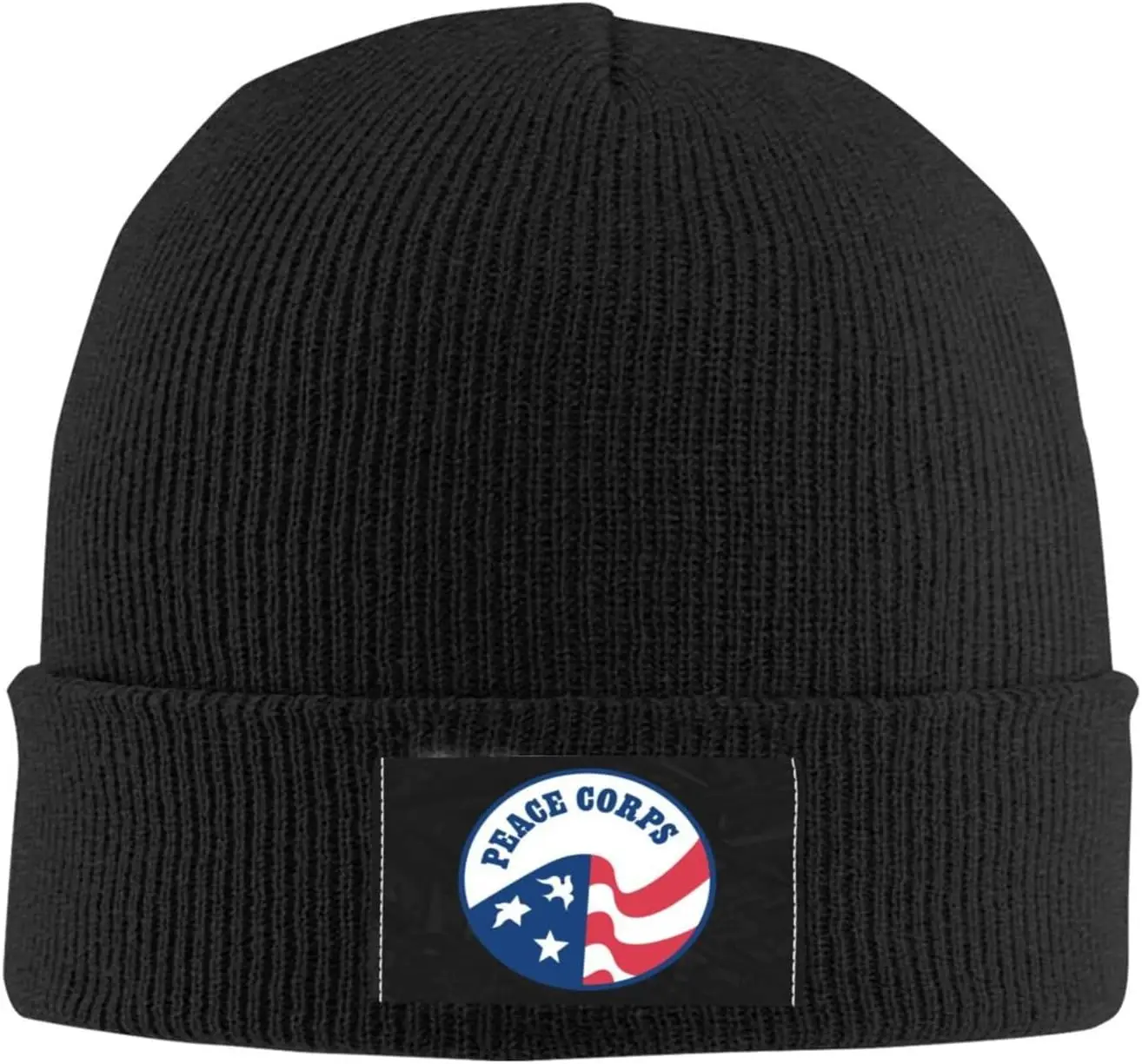 We Love The Peace Corps Knitted Hat Woolen Hat Warm Fashion Outdoors Sleeve Cap Unisex