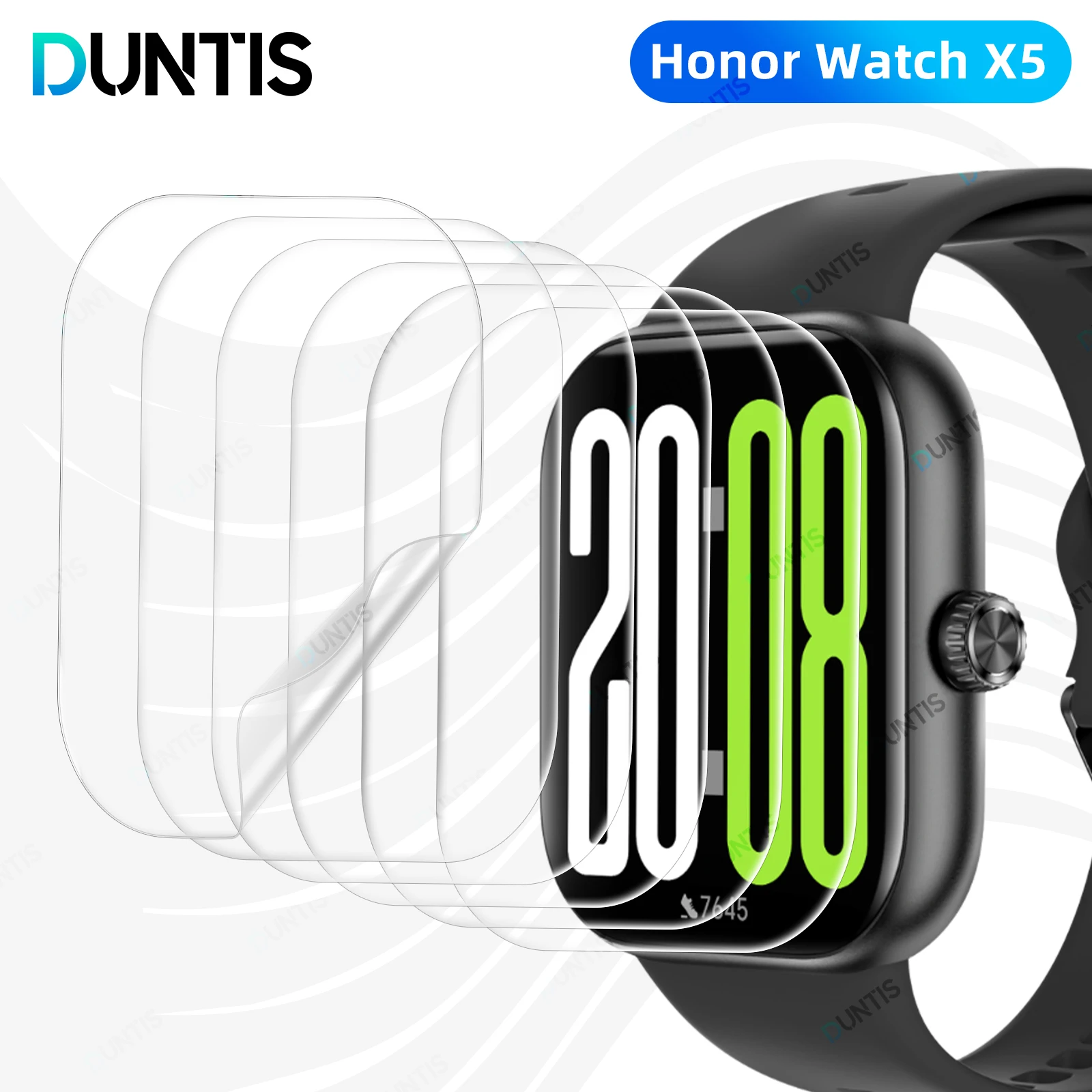 

Screen Protector for Honor Watch X5 Anti-scratch Hydrogel Film,HD Clear Full Coverage Soft Protective Film Accessories