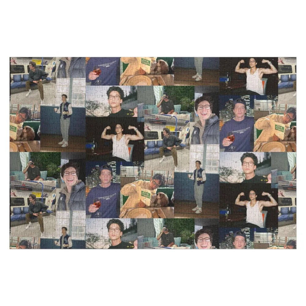 

Коллаж-пазл Milo Manheim, индивидуальный подарок с фотографией, персонализированные подарки, игрушки для малышей, пазл с произведениями искусства