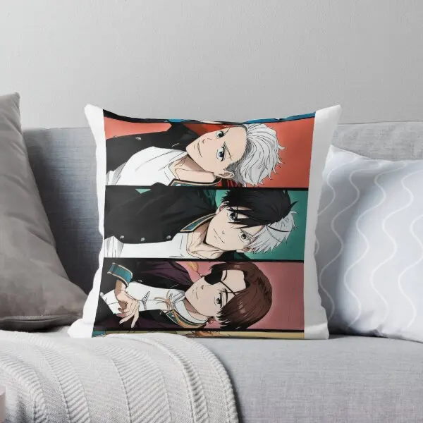 Wind Breaker Ride The Elements  Printing Throw Pillow Cover Anime Fashion Home Cushion Office Pillows not include One Side