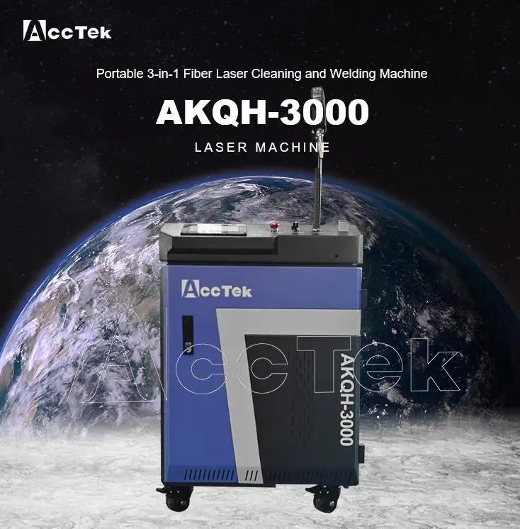 ACCTEK Company China Supplier Lazer Welder Fiber Laser Welding Machine Raycus Source High Quality Protable Handheld