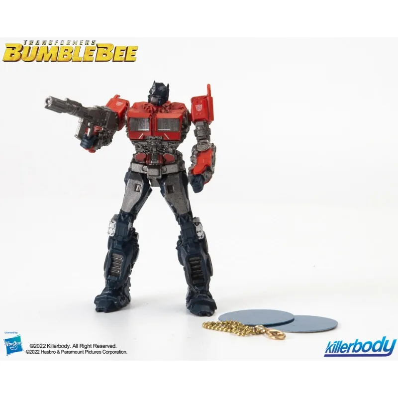 Killerbody Transformers Optimus Prime Bumblebee portachiavi bambola di plastica figure modello scenario giocattolo regali