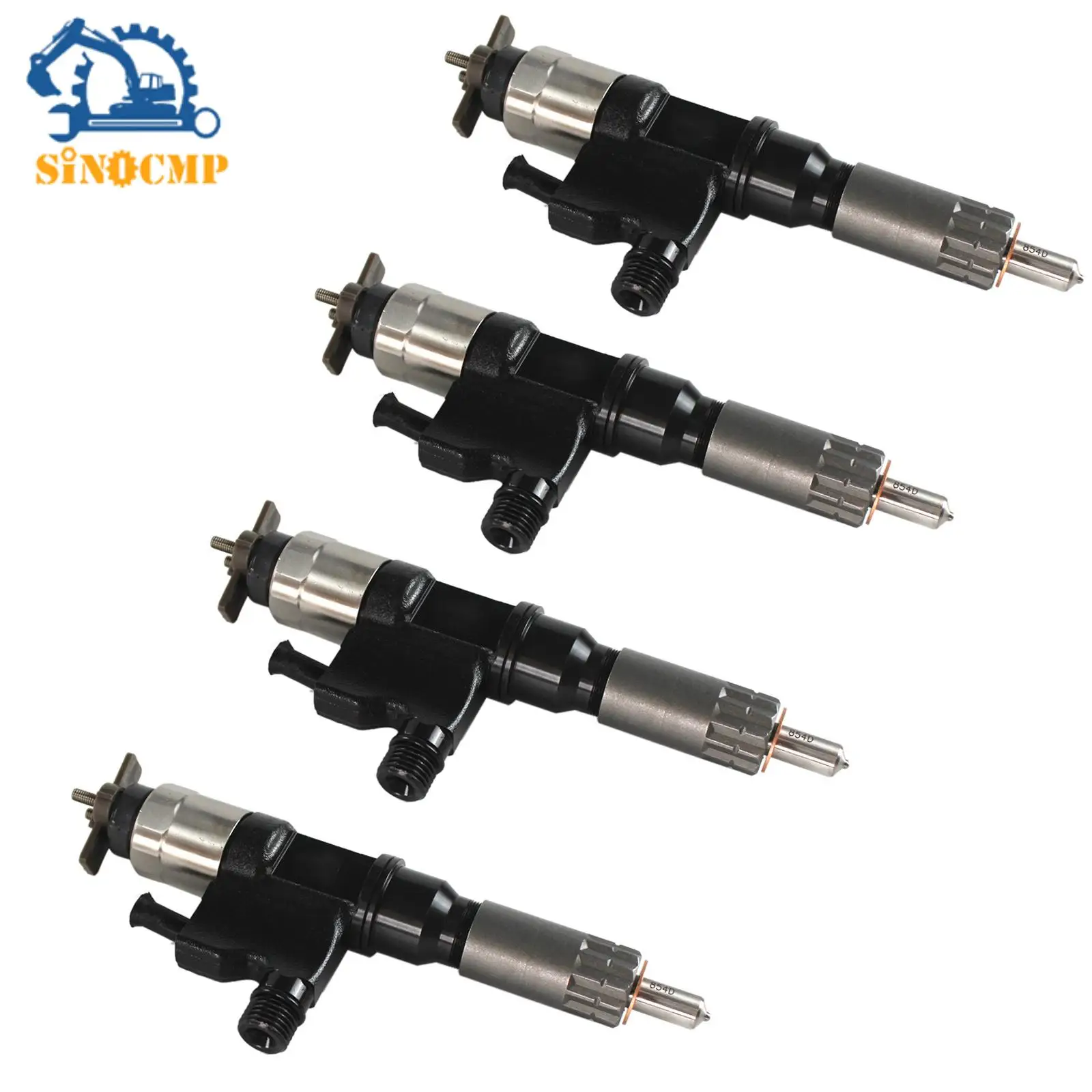 

4 шт. топливная форсунка Common Rail 095000-5471 для Denso 2001-2007 Isuzu NPR NPR-HD 4HK1 973297035 8-98151837-0