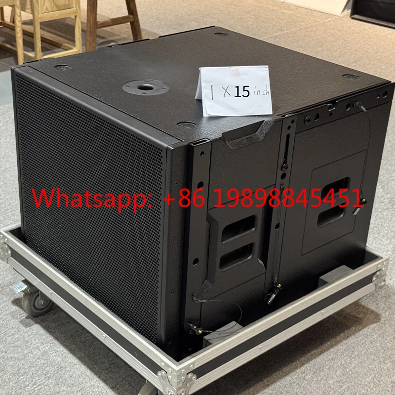 Professional DJ 15-Inch Neodymium Wooden Passive Surround Sound Subwoofer Audio System 1200W