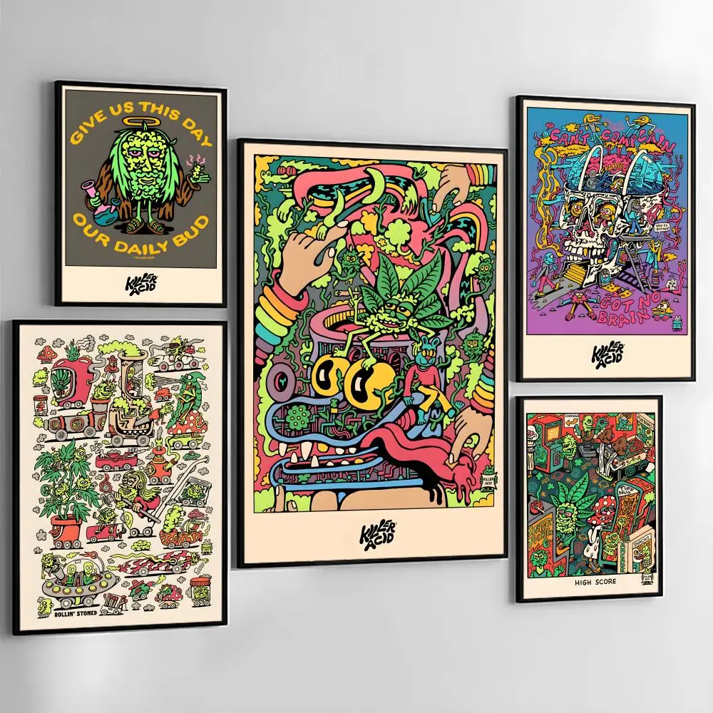 K-Killer A-Acid Anime Poster Holiday Gifts Decoration Designed For Home Restaurant Office Space Wall Art