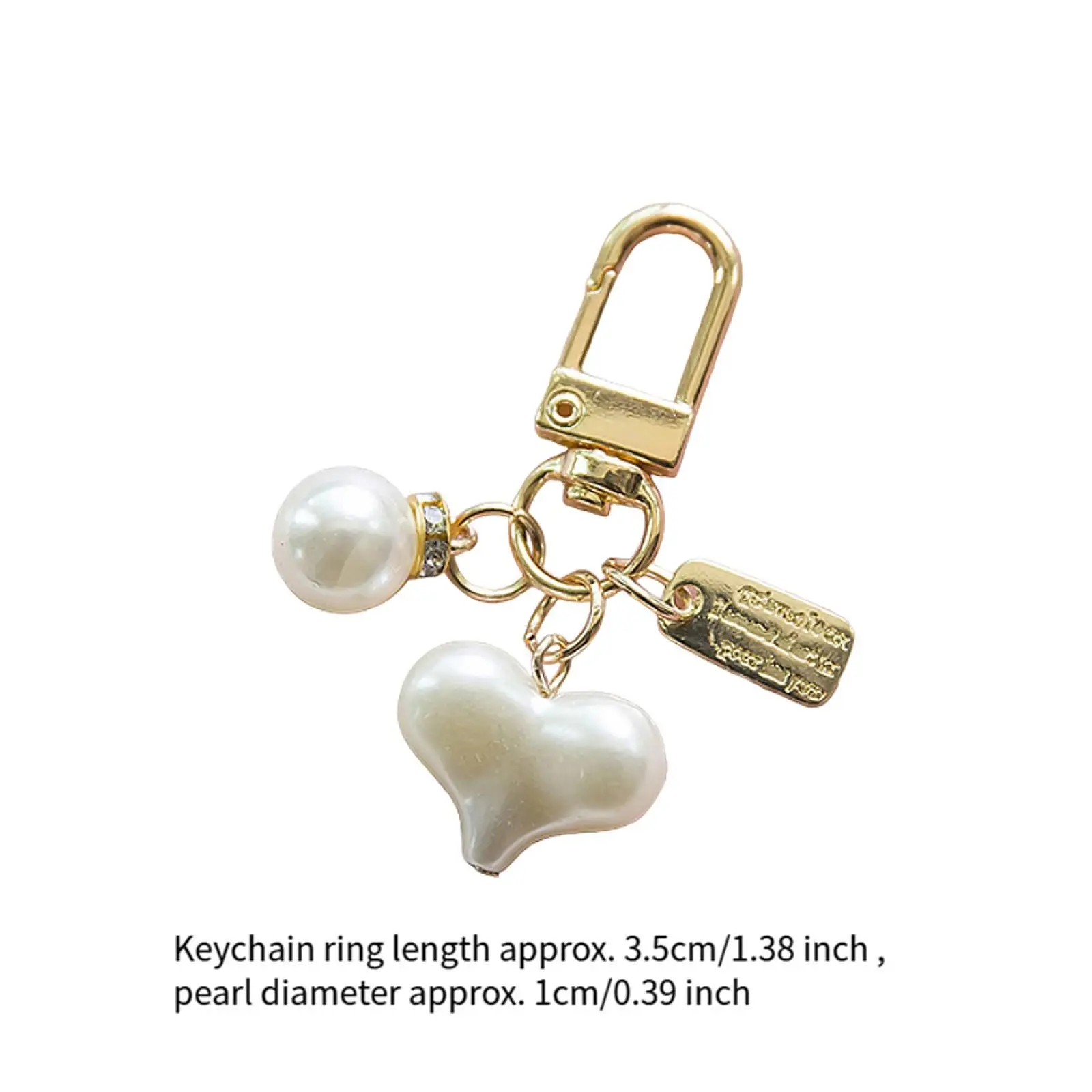 พวงกุญแจตุ๊กตาประดับมุกเทียม จี้ห้อยกระเป๋า แฟชั่น ของตกแต่งกระเป๋าสำหรับผู้หญิง กระเป๋าเป้ ของชำร่วยงานปาร์ตี้