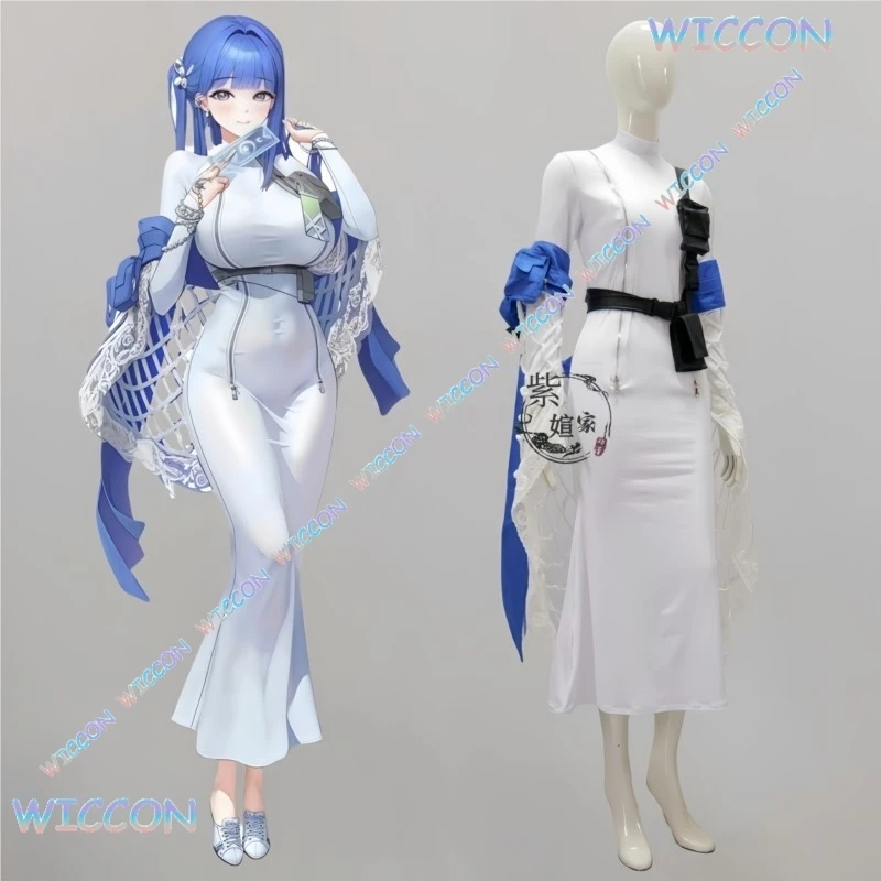 

Arcana Cosplay Costume Sexy See Through Outfit Full Set Wig NIKKE Goddess of Victory Anime Game Character Halloween Party Stage