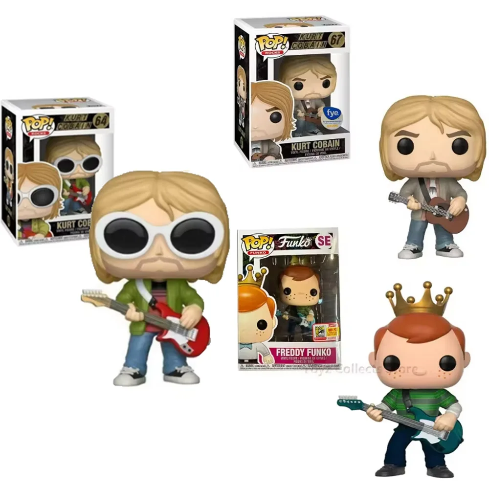 فانكو بوب روكس كورت كوبين # 67 فريدي فانكو # ألعاب شخصيات الحركة من الفينيل SE هدايا للأطفال