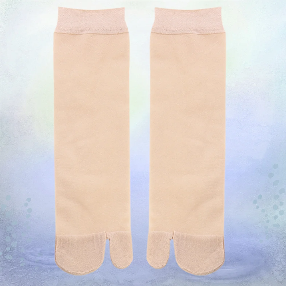 

1 Pair Split Toe Short Five-Toed Sweat Absorbing Odor Control Unisex Thin For Men Women Skin Friendly Summer Clog