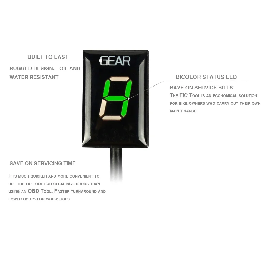 For Suzuki Boulevard C50 M50 M90  C90 C109r M109R C109 R T C109T Accessories Motorcycle Gear Indicator Digital Display Meter view 4