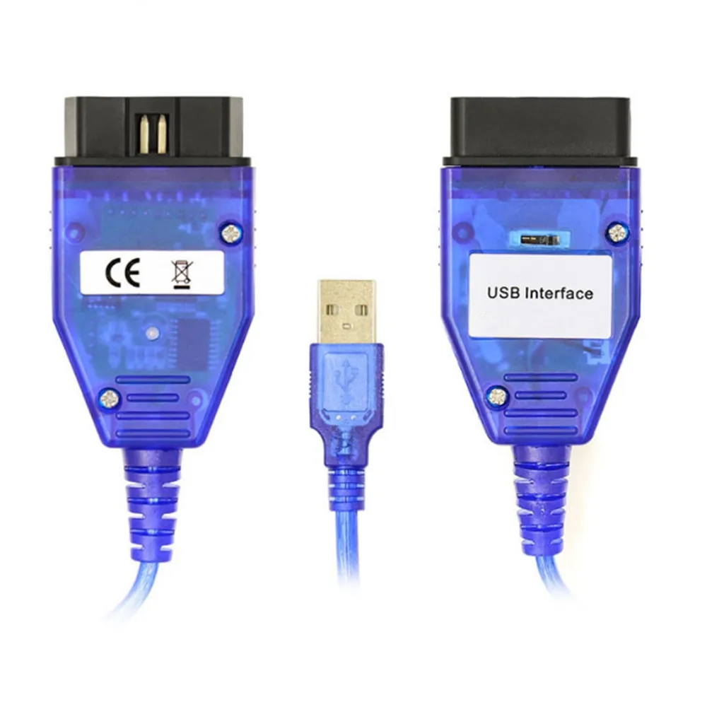 OBD2 USB Cables For BMW K+DCAN USB Interface Diagnostic Tool For BMW E46 K+CAN K CAN FTDI Chip OBD2 Scanner