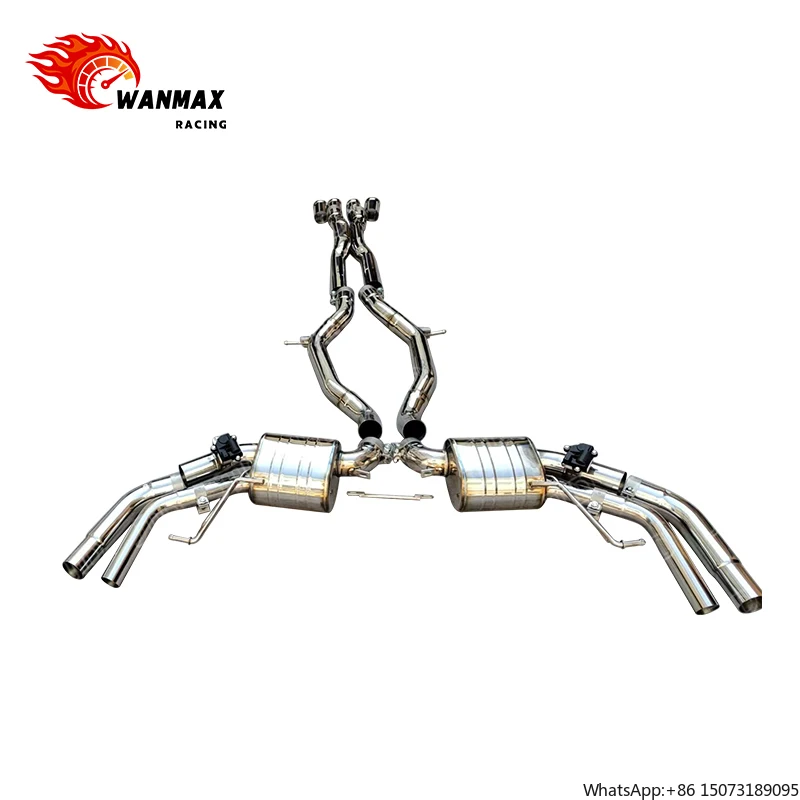 

Выхлопная система Catback из нержавеющей стали для S550 W222 C217 M278 4.7T V8, улучшает звук и мощность, быстрая доставка