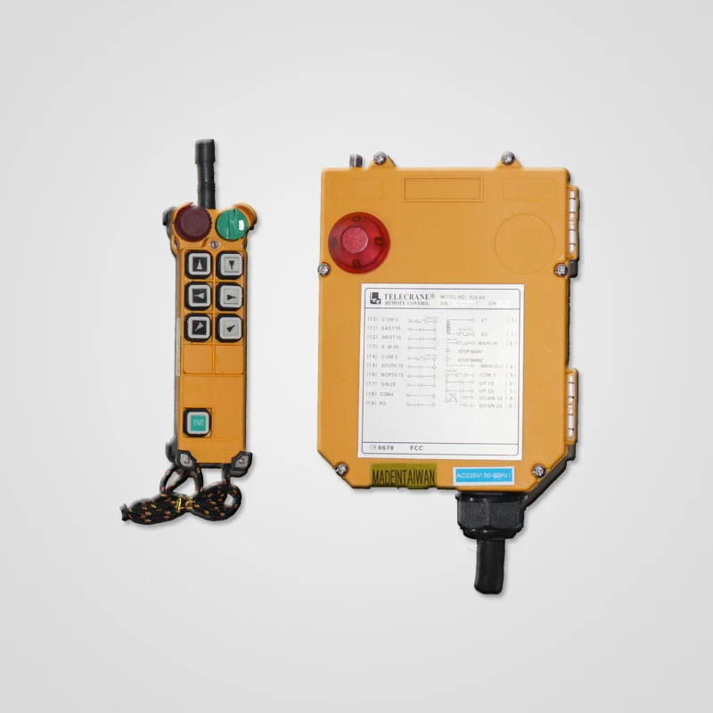 F24-8D/8S 8 push buttons Telecrane Remote Control Single Speed or Double Speed For Control Crane or Hoist