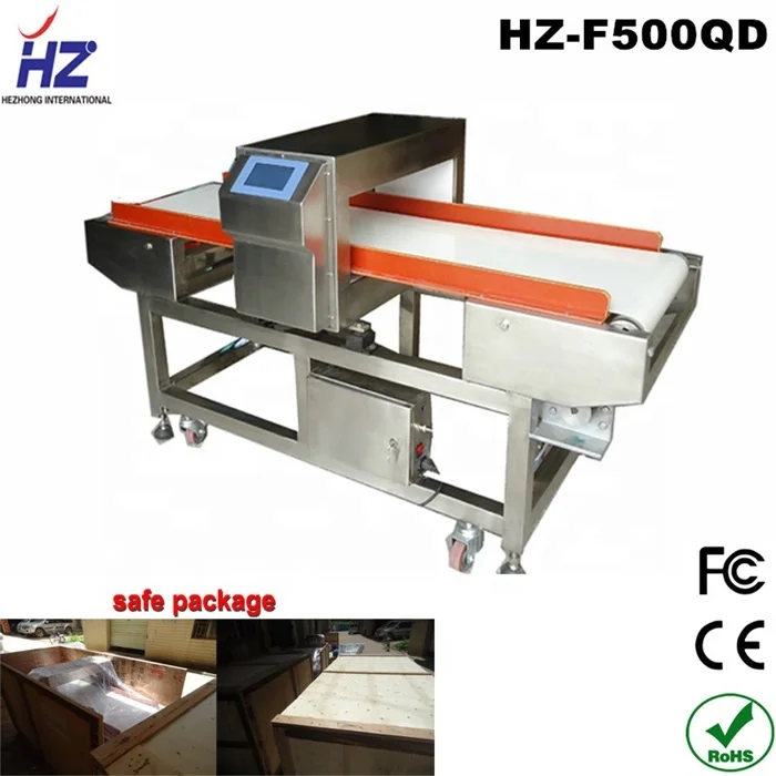 Food grade conveyor belt standard conveyor belt metal detector  for food HD-F500QD